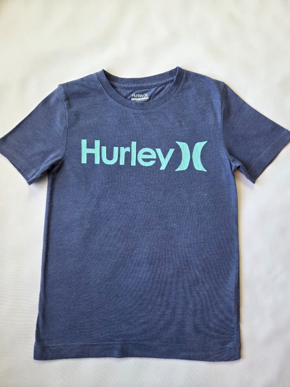 Hurley Boys GrPic T-Shirt(size S 8-10yrs)- Heather Blue